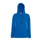 FOTL Lady-Fit L.weight Hooded Sweat Jacket, Royal Blue, XXL