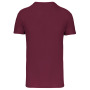 Heren-t-shirt BIO150IC V-hals Wine XL