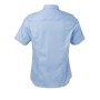 Ladies' Shirt Shortsleeve Micro-Twill - light-blue - 3XL