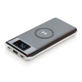 10.000 mAh powerbank met draadloze 5W lader, zwart 10.000 mAh powerbank met draadloze 5W lader, zwart