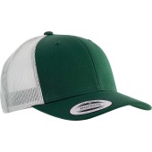 Flexfit  Truckerpet retromodel - 6 panelen Forest Green / Light Grey One Size