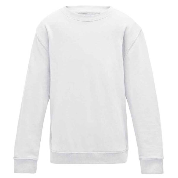AWDis Kids Sweatshirt, Arctic White, 1-2, Just Hoods