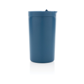 RCS gerecycled roestvrijstalen vacuüm lekvrije mok, blauw