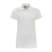 L&S Polo Basic Mix SS for her white 3XL
