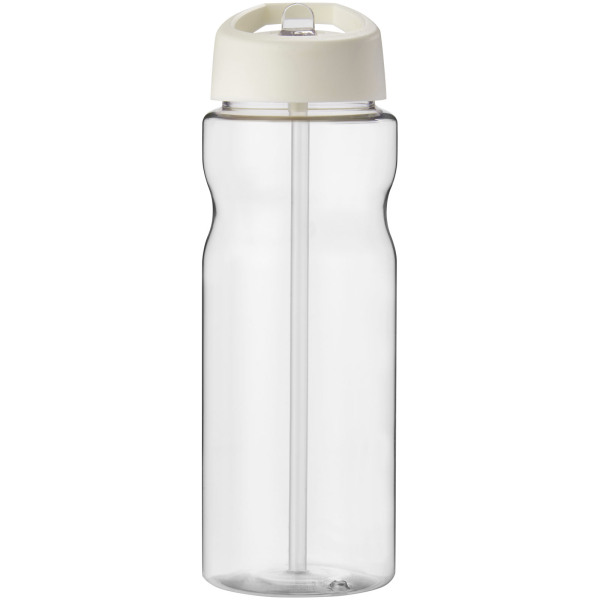 H2O Active® Base 650 ml spout lid sport bottle - Ivory cream/Transparent