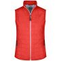 Ladies' Hybrid Vest - light-red/silver - S