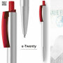 Ballpoint Pen e-Twenty Silver Red