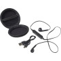 ABS pouch with earphones black