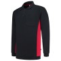 Polosweater Bicolor Borstzak 302001 Navy-Red 8XL