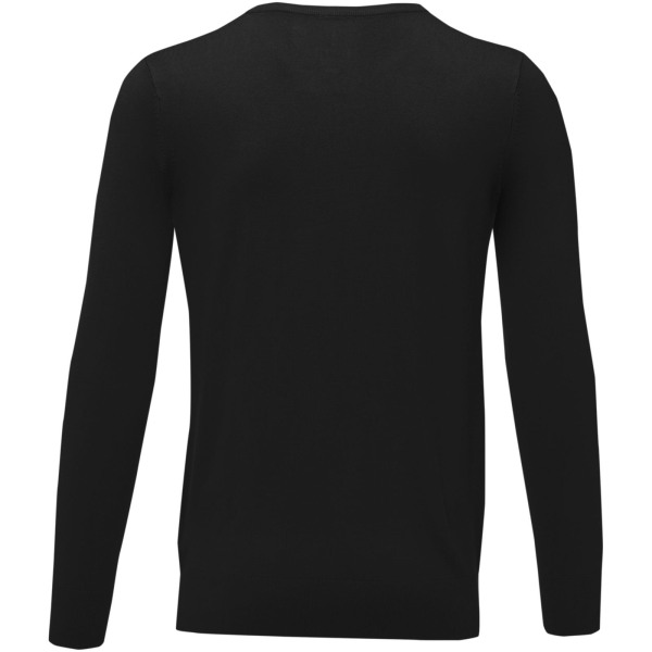 Stanton men's v-neck pullover - Solid black - XXL