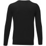 Stanton men's v-neck pullover - Solid black - 2XL