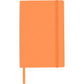 PU notitieboek oranje