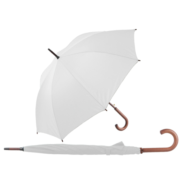 Kolo automatische paraplu met houten handvat