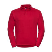 Heavy Duty Collar Sweatshirt - Classic Red - 4XL