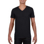 Gildan T-shirt V-Neck SoftStyle SS for him 426 black L