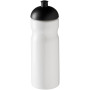 H2O Active® Base 650 ml dome lid sport bottle - White/Solid black