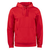 Clique Basic Active Hoody rood 4xl