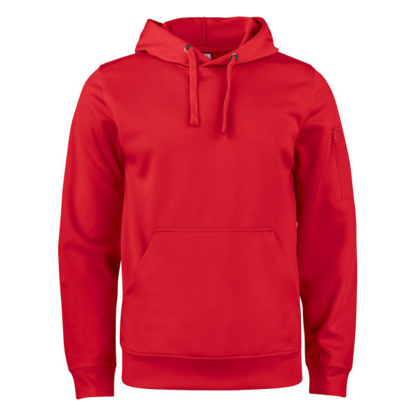 Clique Basic Active Hoody rood 4xl