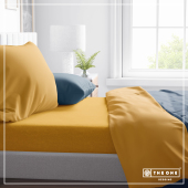 T1-FS100 Fitted sheet Single beds - Gold