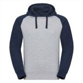 Authentic Hooded Baseball Sweat, L. Oxf./Ind. Mel., XS, RUS
