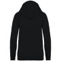 Dames sweater met capuchon en raglanmouwen - 350 gr/m2 Black XS