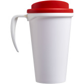 Americano® grande 350 ml geïsoleerde beker - Wit/Rood