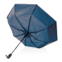 21" Impact AWARE™ RPET 190T Pongee dual colour mini umbrella, blue