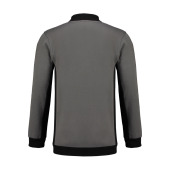 L&S Polosweater Workwear pearl grey/bk 3XL