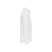 Getailleerd heren non-iron overhemd lange mouwen White XS