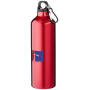 Oregon 770 ml aluminium waterfles met karabijnhaak - Rood