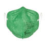 Filtering half mask FFP2 5-ply - Green - One Size