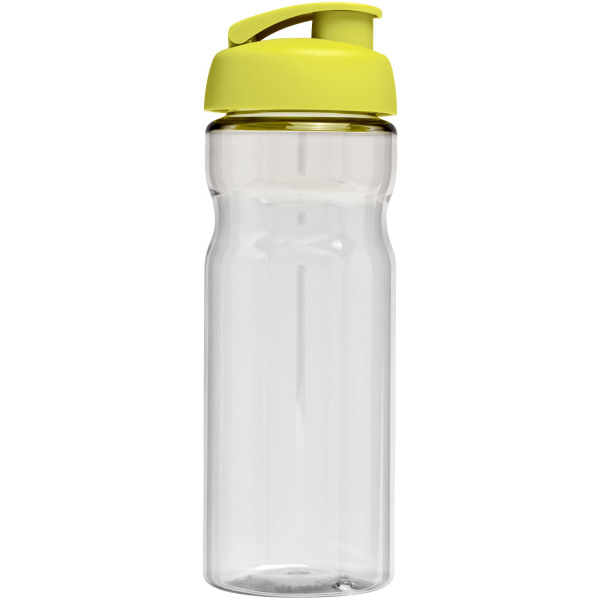H2O Active® Base 650 ml flip lid sport bottle - Transparent/Lime