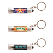 Zaklamp LED sleutelhanger met batterijen houder tot full colour all over Zaklamp LED sleutelhanger met batterijen houder tot full colour all over