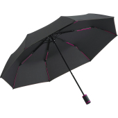 Pocket umbrella FARE® Mini Style - black-magenta