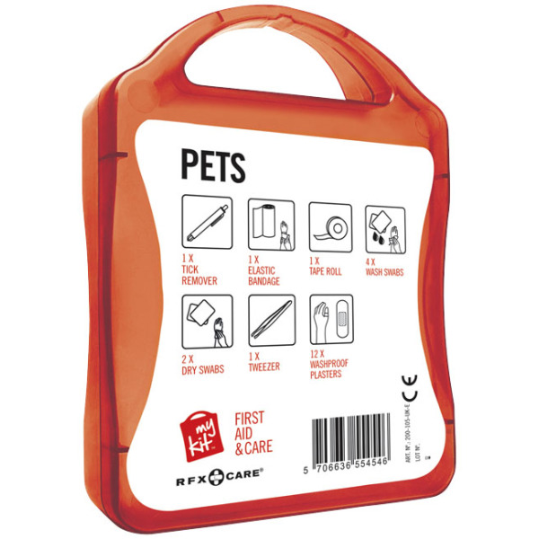 MyKit Pet First Aid Kit - Red