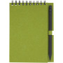Luciano Eco wire notebook with pencil - small - Green