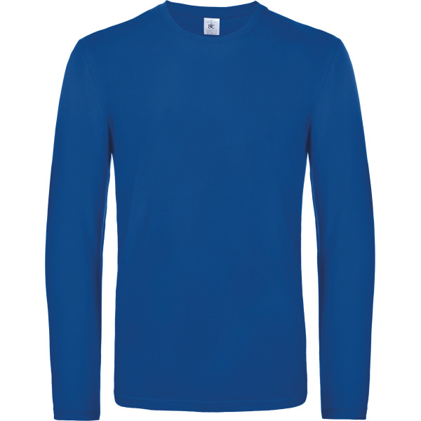 #E190 Men's T-shirt long sleeve Royal Blue XXL