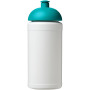 Baseline® Plus 500 ml bidon met koepeldeksel - Wit/Aqua