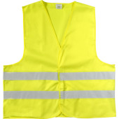 Polyester (150D) veiligheidsvest geel M
