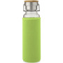 Thor 660 ml glazen fles met hoes van neopreen - Lime