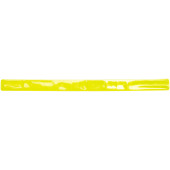 RFX™ Johan reflecterende veiligheidsarmband slap wrap van 38 cm - Neongeel