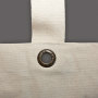 SANTORINI - Shopper met korte handvatten en bodemvouw