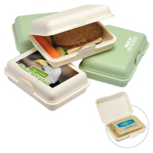 Bio lunchbox/bio boterschaaltje beige