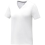 Somoto short sleeve women's V-neck t-shirt - White - XS