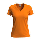 Classic-T V-Neck Women - Orange - XL