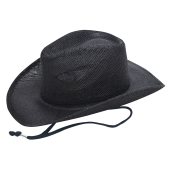 Cowboy strohoed met koord Cowboy strohoed met koord