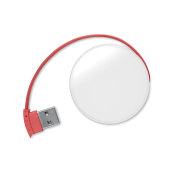 ROUNDHUB - 2.0 USB hub met verlengsnoer ROUNDHUB - 2.0 USB hub met verlengsnoer