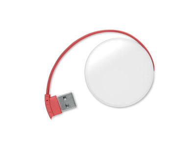 ROUNDHUB - 2.0 USB hub met verlengsnoer ROUNDHUB - 2.0 USB hub met verlengsnoer