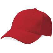 Pro-Style Heavy Brushed Cotton Cap - Classic Red - One Size