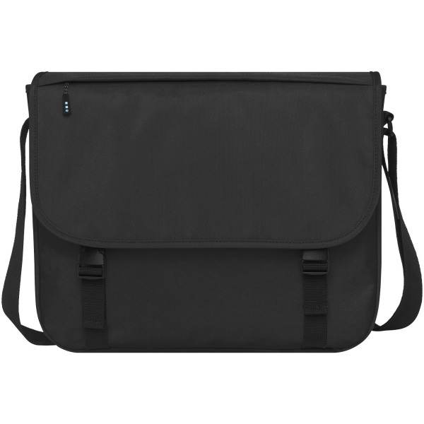 Baikal GRS RPET 15" laptop bag - Solid black
